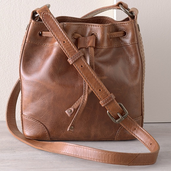Frye Leather Melissa Bucket Bag - Picture 1 of 10